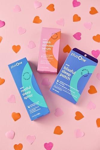 Plus One Blissful Sleep Spray – Magnesium, Lavendel & Ashwagandha für Entspannung, Ruhe & erholsamen Schlaf – Hormonfrei, Duftneutral, Wechseljahre-freundliches Aromatherapie-Mist