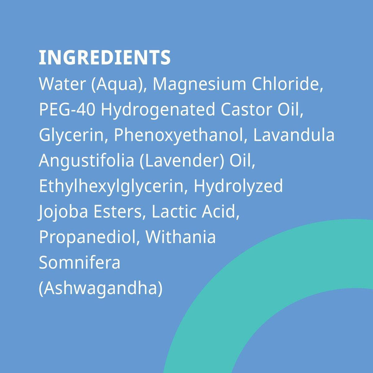 Plus One Blissful Sleep Spray – Magnesium, Lavendel & Ashwagandha für Entspannung, Ruhe & erholsamen Schlaf – Hormonfrei, Duftneutral, Wechseljahre-freundliches Aromatherapie-Mist