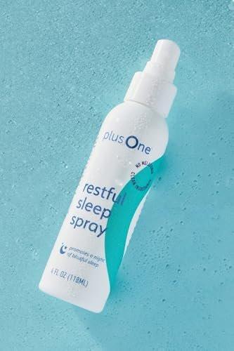Plus One Blissful Sleep Spray – Magnesium, Lavendel & Ashwagandha für Entspannung, Ruhe & erholsamen Schlaf – Hormonfrei, Duftneutral, Wechseljahre-freundliches Aromatherapie-Mist