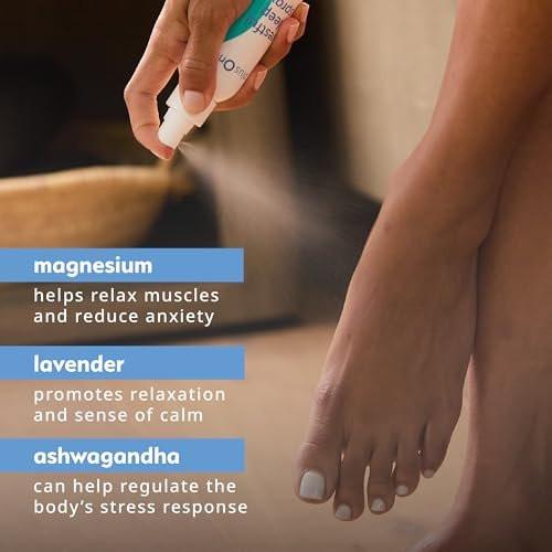 Plus One Blissful Sleep Spray – Magnesium, Lavendel & Ashwagandha für Entspannung, Ruhe & erholsamen Schlaf – Hormonfrei, Duftneutral, Wechseljahre-freundliches Aromatherapie-Mist