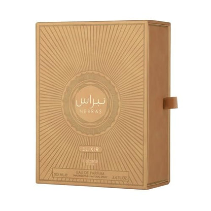 Lattafa Pride Nebras Elixir EDP 100 ml – Süß-cremiger Gourmand-Duft für Sie & Ihn | Vanille, Moschus & Zuckerrohr