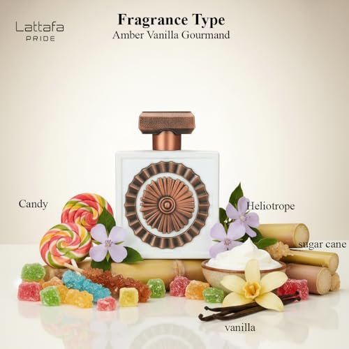 Lattafa Pride Nebras Elixir EDP 100 ml – Süß-cremiger Gourmand-Duft für Sie & Ihn | Vanille, Moschus & Zuckerrohr