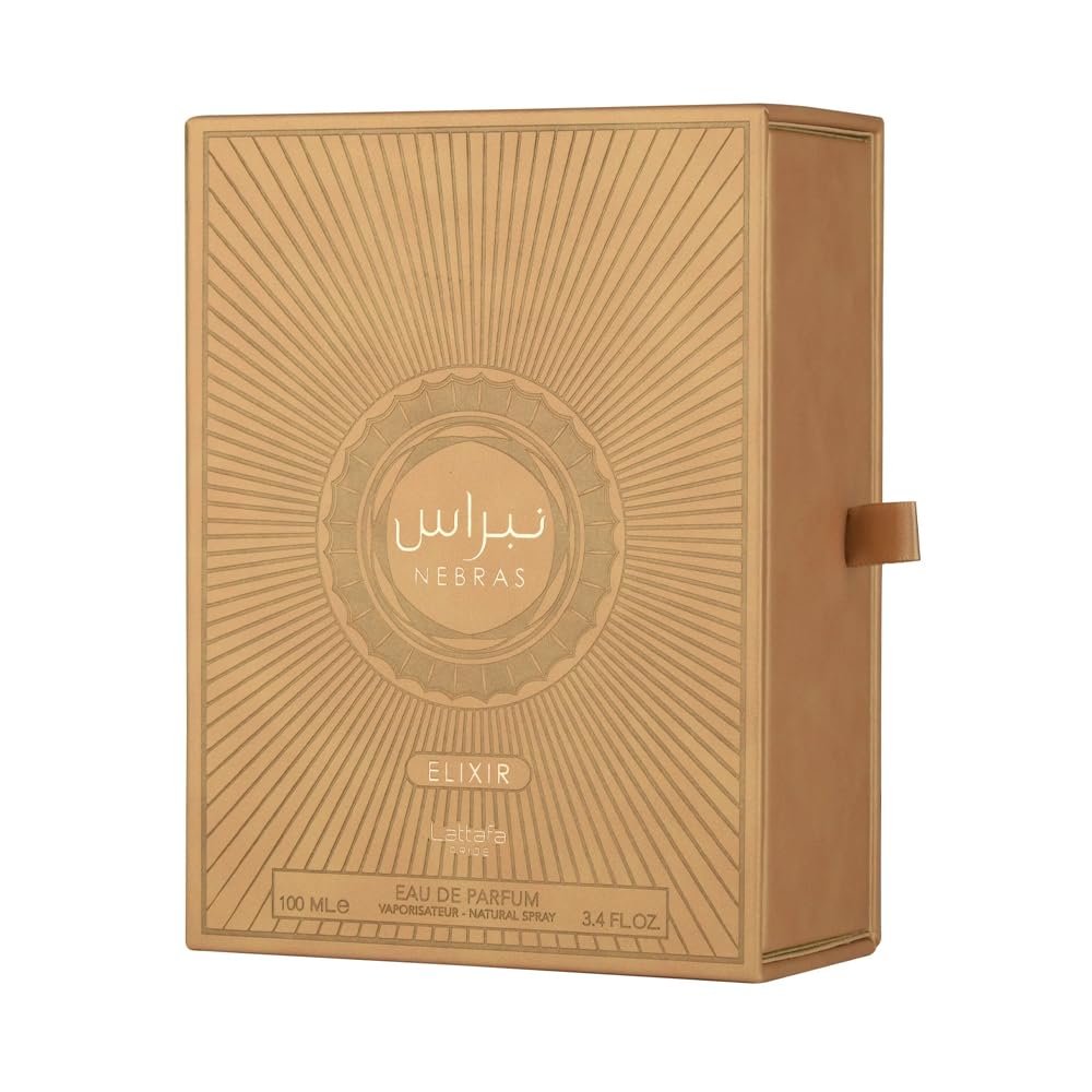 Lattafa Pride Nebras Elixir EDP 100 ml – Süß-cremiger Gourmand-Duft für Sie & Ihn | Vanille, Moschus & Zuckerrohr