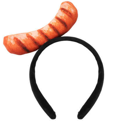 Hot Dog Headband – Lustiges Food-Kostüm Accessoire für Erwachsene, Partys und Halloween
