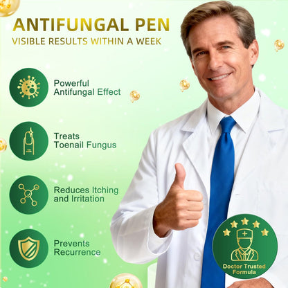 Nagelpilz-Behandlungsstift Extra Stark – Repariert gelbe, verfärbte, dicke & eingewachsene Nägel – Pilzlösung für Zehen- & Fingernägel – (6 x 5 ml/0,17 Fl. Oz Stifte)