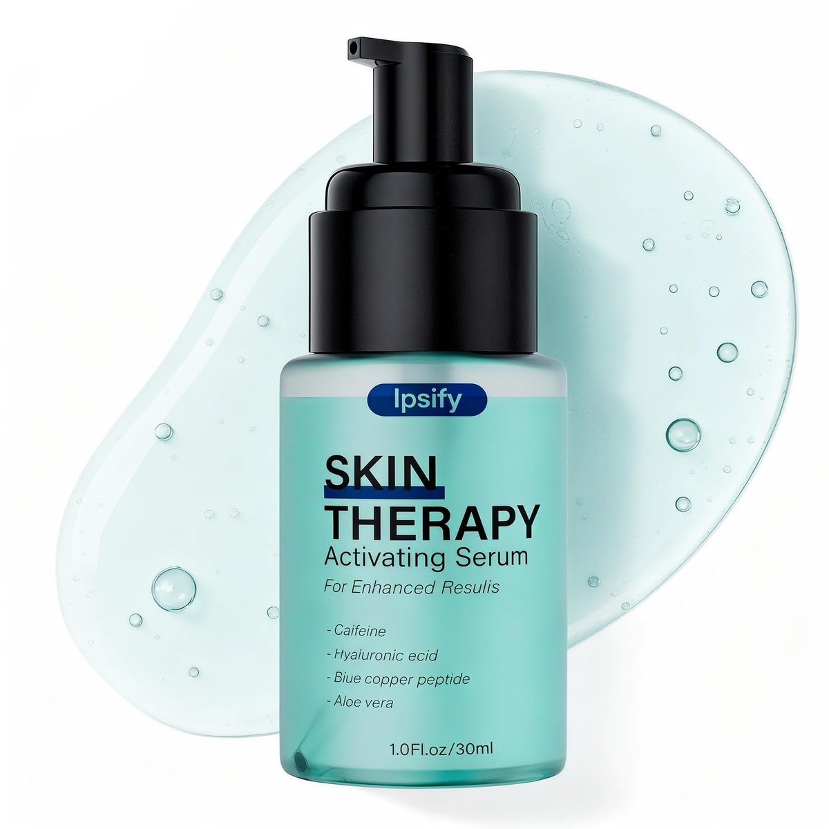 Red Light Therapy Aktivierungsserum – Gesichtsserum für Hals und Gesicht, feuchtigkeitsspendend, Anti-Aging und Faltenreduzierung, reine Formel für Frauen, 30 ml