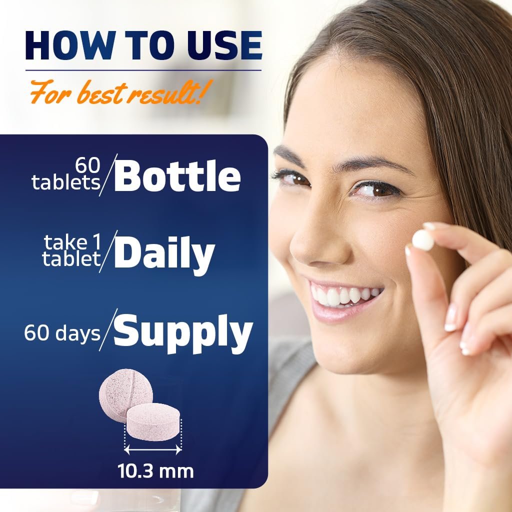 Vitamatic Vitamin B12 1000 mcg Schnell lösliche Tabletten – 60 Stück – Natürlicher Beerengeschmack – Unterstützt Energie-Stoffwechsel & Nervensystem