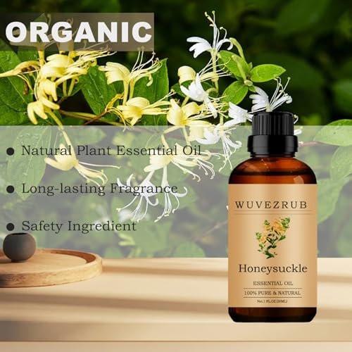 Geißblatt Ätherisches Öl, 30 ml – Reines und natürliches ätherisches Öl für Aromatherapie-Diffuser