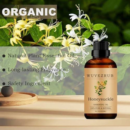 Geißblatt Ätherisches Öl, 30 ml – Reines und natürliches ätherisches Öl für Aromatherapie-Diffuser