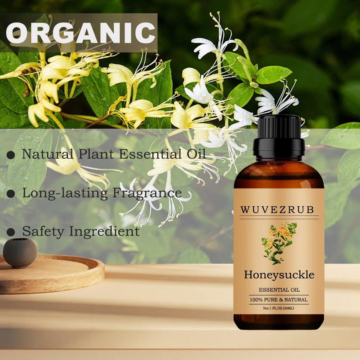 Geißblatt Ätherisches Öl, 30 ml – Reines und natürliches ätherisches Öl für Aromatherapie-Diffuser