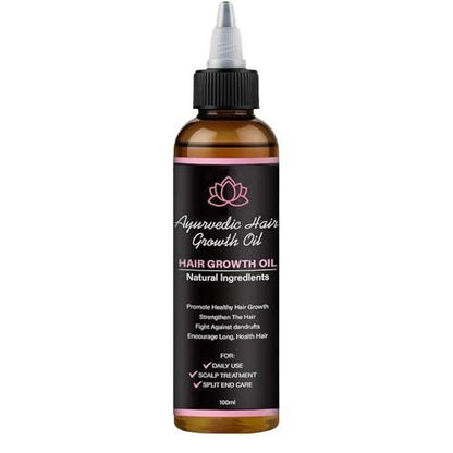 Lifewitqueenp Haarwuchsöl – Ayurvedisches Haaröl für alle Haartypen, leichtes Pflegeöl (1 Flasche)