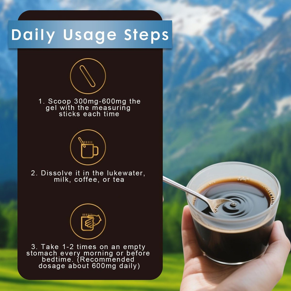 Himalayan Shilajit Bio-Resin – 600 mg reines Naturharz mit 85+ Spurenelementen & Fulvinsäure, Energie & Immunsystem, 30 g