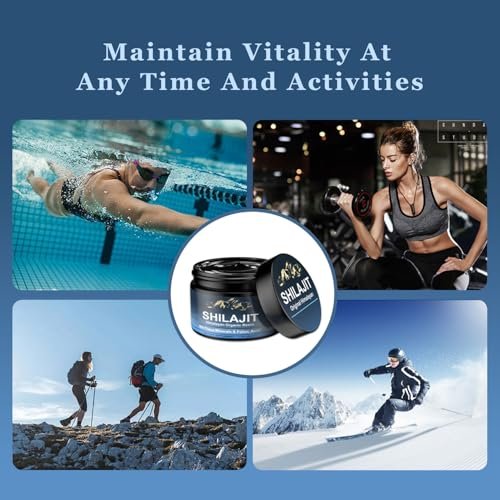 Himalayan Shilajit Bio-Resin – 600 mg reines Naturharz mit 85+ Spurenelementen & Fulvinsäure, Energie & Immunsystem, 30 g