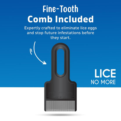 Lice No More Läuse-Shampoo 118 ml – Maximale Stärke mit Spezial-Läusekamm – Hergestellt in den USA