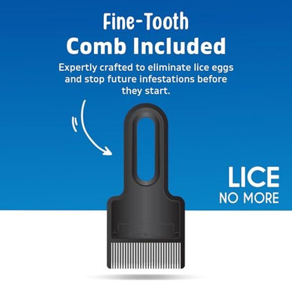 Lice No More Läuse-Shampoo 118 ml – Maximale Stärke mit Spezial-Läusekamm – Hergestellt in den USA