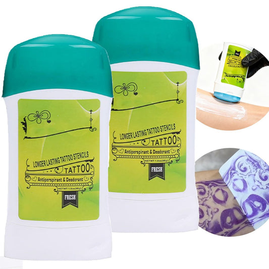 Urknall Tattoo Transfer Gel – 2er-Pack professionelles Stencil Gel für langanhaltende Tattoo-Schablonen, sicher & hautfreundlich