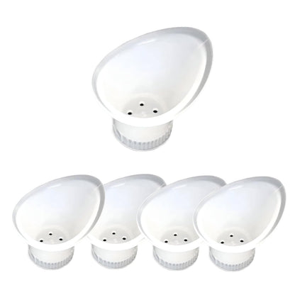 WASH+OUT Tragbarer Augenspülbecher – Notfall-Augenspülung für schnelle Irritation – Passend für die meisten Wasserflaschen – Kompakte Erste-Hilfe-Augenspüllösung – 5er-Pack