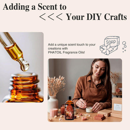 PHATOIL Champagner Rosen Duftöl für Aromatherapie, 100ml – Ätherisches Öl für Diffuser, Yoga, Hautpflege, DIY Kerzen- und Seifenherstellung