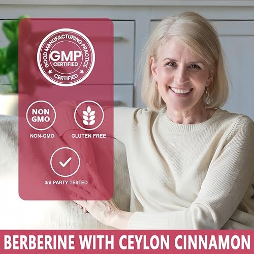 Berberin mit Ceylon-Zimt – Berberin Supplement 1500mg mit Bittermelone Kurkuma für Stoffwechsel, Immunsystem & Verdauung – Hochabsorbierende extra starke Berberin Softgels – Vegan, Nicht-GVO