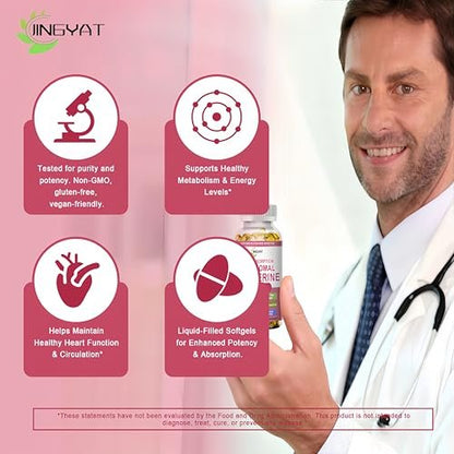 Berberin mit Ceylon-Zimt – Berberin Supplement 1500mg mit Bittermelone Kurkuma für Stoffwechsel, Immunsystem & Verdauung – Hochabsorbierende extra starke Berberin Softgels – Vegan, Nicht-GVO