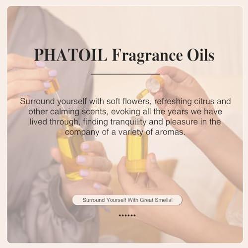 PHATOIL Kaminfeuer Umarmung der Wärme Duftöl 100ml – Aromatherapie, Diffuser, Yoga, Hautpflege, DIY Kerzen- und Seifenherstellung