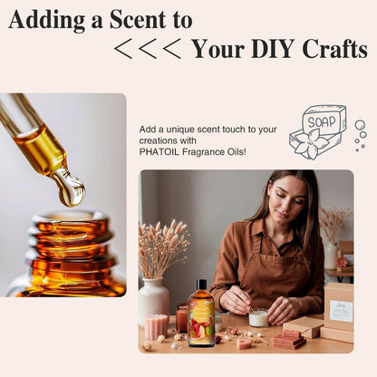 PHATOIL Fruchtkarneval Duftöl 100ml – Aromatherapie Öl für Diffuser, DIY Kerzen & Seifenherstellung