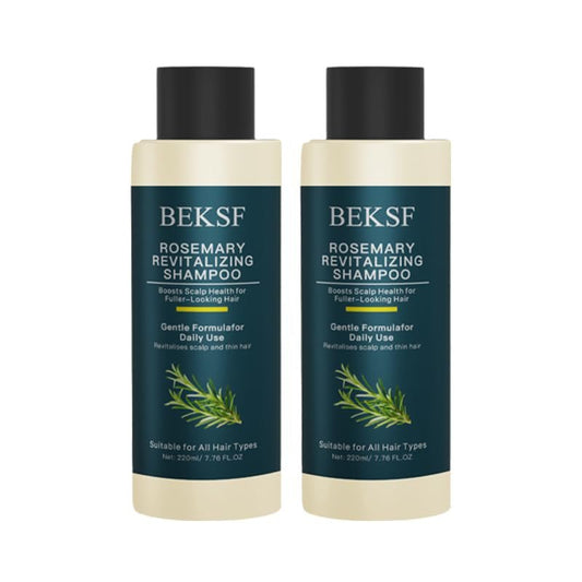 BEKSF Rosmarin Shampoo – Reguliert die Kopfhautölbalance, pflegt das Haar & reinigt tiefenwirksam – Sulfat- & Parabenfrei für fettige Kopfhaut & empfindliche Haut