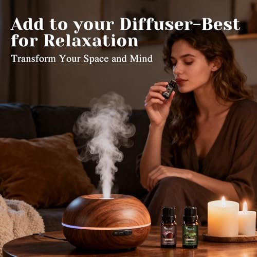 Woody Essential Oils Geschenkset – 10x5ml Premium Holzduftöle für Kerzen, Seifen & Diffuser: Sandelholz, Teakholz, Waldkiefer, Zeder, Zypresse, Weihrauch & mehr