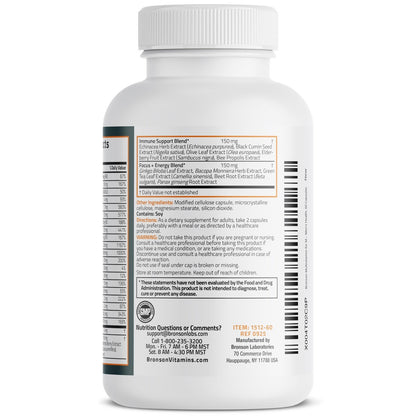 Bronson Multivitamin für Männer – Tägliche All-in-One-Formel mit wichtigen Vitaminen, Mineralien & Kräutern zur Unterstützung der Männergesundheit, 60 Kapseln