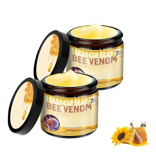 Bienengift Hautcreme, 2er-Pack Natürliche Bienengiftcreme, Geeignet für die tägliche Hautpflege und die meisten Hauttypen