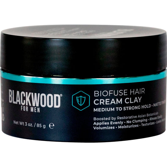 Blackwood For Men BioFuse Haarcreme Clay – Matte Finish, mittelstarker bis starker Halt, 3 oz