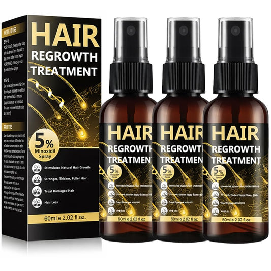 5% Minoxidil für Männer & Frauen – Fortschrittliche Formel für Haarwuchs Spray & topische Lösung bei dünner werdendem Haar und Bart