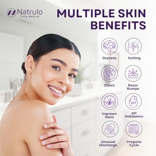 Natrulo Yoni Oil – Natürliches Femininöl für Frauen, Geruchskontrolle, dunkle Flecken, eingewachsene Haare & Hautaufhellung – pH-ausgeglichen, feuchtigkeitsspendend, Kräuterserum mit ätherischen Ölen – Intimbereichspflege, hergestellt in USA