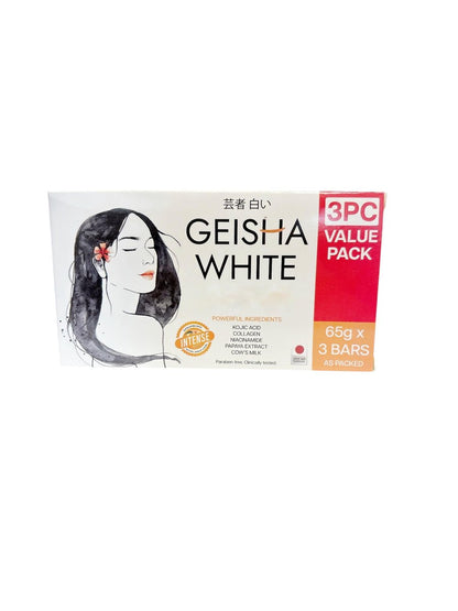 Geisha White Intense Reinigungsseife - 3 Stück à 65 g