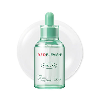 Dr. G R.E.D. Blemish Clear Hyal-Cica Beruhigendes Serum – Koreanische Hautpflege, lang anhaltende Feuchtigkeit für alle Hauttypen, kühlt die Hauttemperatur, Hyaluronsäure & Centella Asiatica, 50 ml