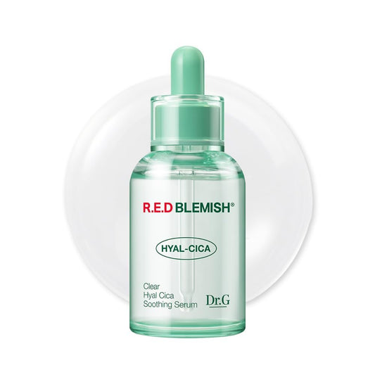 Dr. G R.E.D. Blemish Clear Hyal-Cica Beruhigendes Serum – Koreanische Hautpflege, lang anhaltende Feuchtigkeit für alle Hauttypen, kühlt die Hauttemperatur, Hyaluronsäure & Centella Asiatica, 50 ml