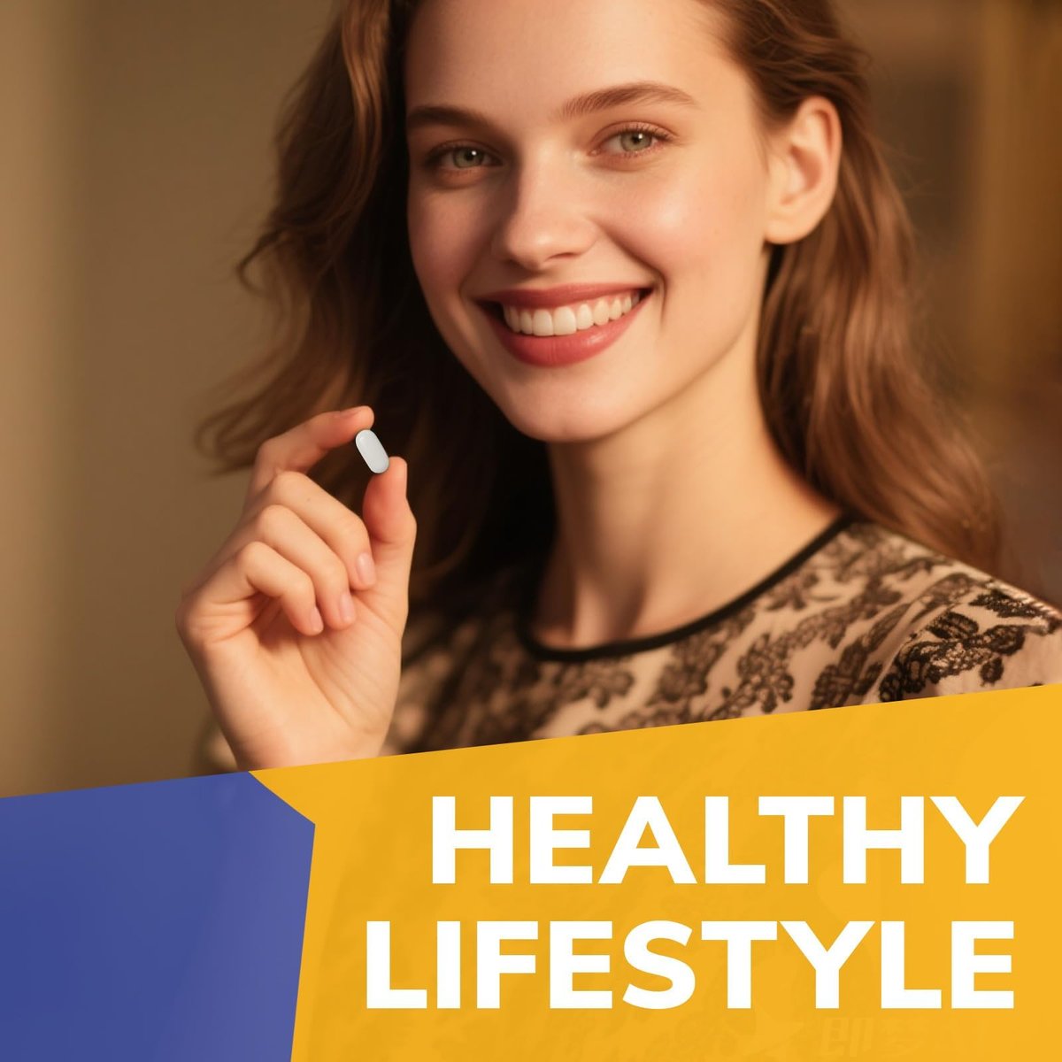 Vitalibre D3 K2 Calcium Supplement für Frauen und Männer, Vitamin D3 5000 IE, Calcium 1200 mg, MK-7, Hohe Absorption, für starke Knochen, Zähne, Herz und Immunsystem, 60 Tabletten