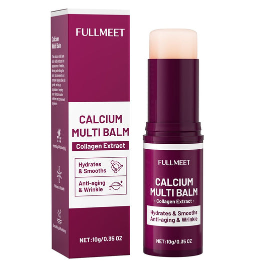 FullMeet Calcium Multi Balm – Anti-Aging Kollagen-Stick für Gesicht, Augen & Hals, 9g