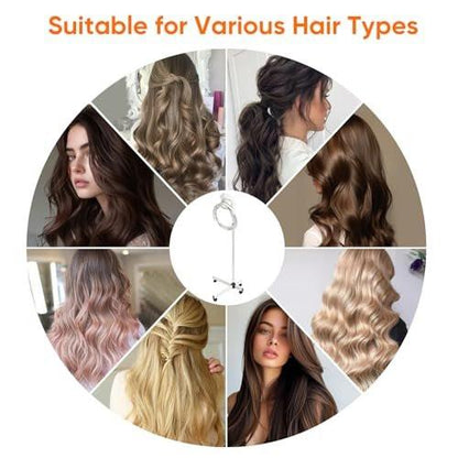 Rotierender Haarprozessor mit LCD-Digitalanzeige – Haartrockner-Beschleuniger für Dauerwellen-Styling