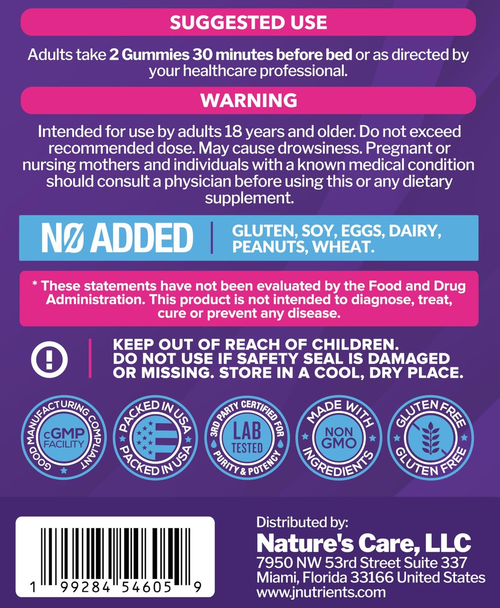 Just Nutrients Melatonin 20mg Gummis mit Magnesiumcitrat – Maximalstarke Schlafhilfe für Erwachsene mit 10mg Melatonin pro Gummibärchen – Glutenfrei, Nicht-GVO, Vegetarisch, gemischter Beerengeschmack – 60 Gummis