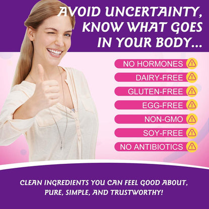 2er-Pack Rinderorganpräparat für Frauen – Natürliche, grasgefütterte Rinderleberkapseln für Hormonbalance, Energie, Menstruationszyklus und Hautpflege