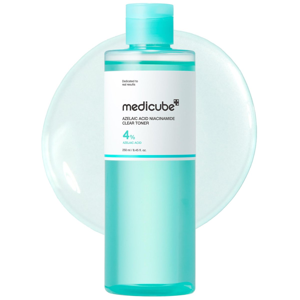 Medicube Azelaic Acid Niacinamide Klärendes Gesichtswasser | Für unreine Haut, ideal zur Reinigung & Beruhigung | 4% Azelainsäure & 2% Niacinamid | Beruhigendes tägliches Toner | Koreanische Hautpflege | 250 ml