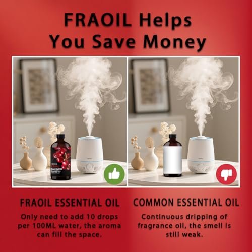 Kirschkernöl, Kirschöl 120 ml für Diffuser, Luftbefeuchter, Yoga, Reinigung, DIY Kerzen-, Seifen- und Parfümherstellung, Geschenk für Frauen - FRAOIL