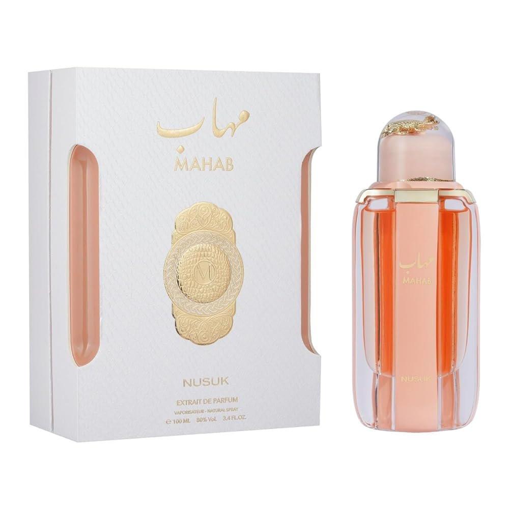 Nusuk Mahab Parfum für Männer & Frauen – Langanhaltendes Extrait De Parfum mit roten Früchten & Moschus – Luxuriöser orientalischer Duft 100 ml