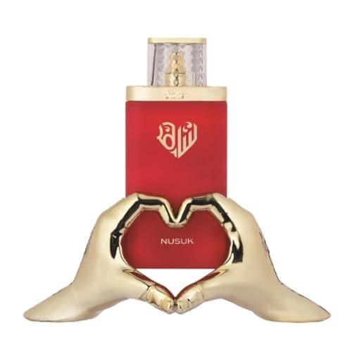 Nusuk Saher Extrait de Parfum für Damen – Luxuriöser, langanhaltender Duft mit Apfel, Jasmin, Rose und Vanille – Elegant und raffiniert, 100 ml