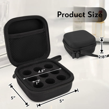 SMYV Insulin-Vial-Aufbewahrungsetui für Kühlschrank, Peptid-Etui passend für Standard 10ml U-100 Vials, 9 Fächer, Schwarz