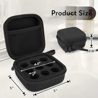 SMYV Insulin-Vial-Aufbewahrungsetui für Kühlschrank, Peptid-Etui passend für Standard 10ml U-100 Vials, 9 Fächer, Schwarz