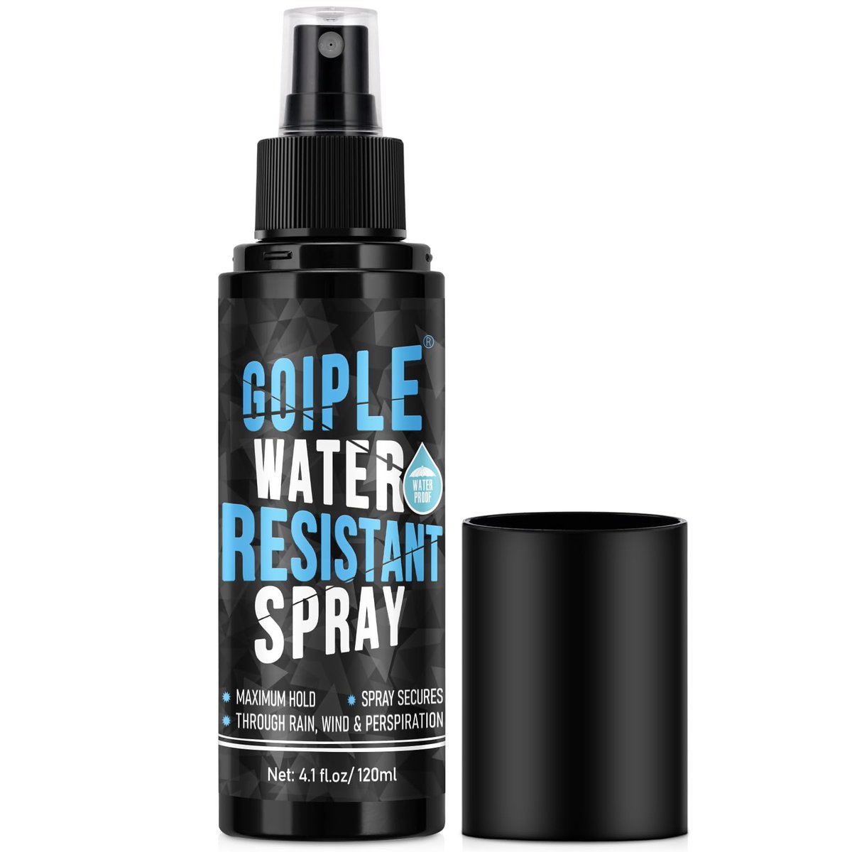 WOZUTUNT Haarspray Wasserfest für Männer – Haarverlängerungsspray für schwarzes Haar, extra starker Halt, wasserfest, für Bart und Haare, Volumenspray