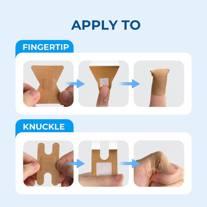 Conkote Hochflexible Verbände – Gemischte Größen für Finger- und Knöchelschutz, 50er Pack, Latexfrei, Bequeme Passform, Langhaftender Kleber