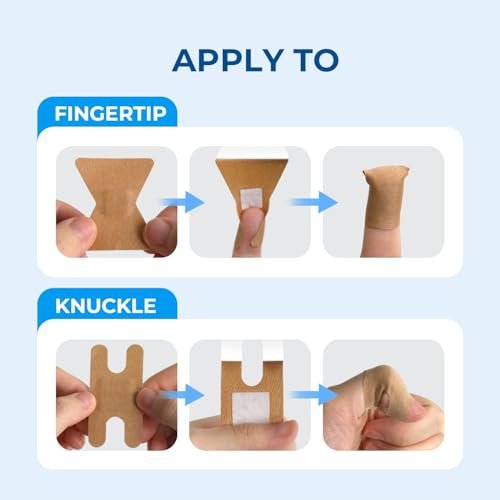 Conkote Hochflexible Verbände – Gemischte Größen für Finger- und Knöchelschutz, 50er Pack, Latexfrei, Bequeme Passform, Langhaftender Kleber
